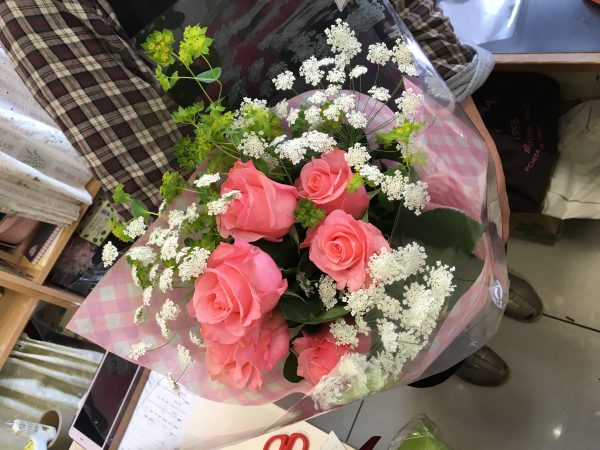 3000円 誕生日の花束 フラワーショップ花一